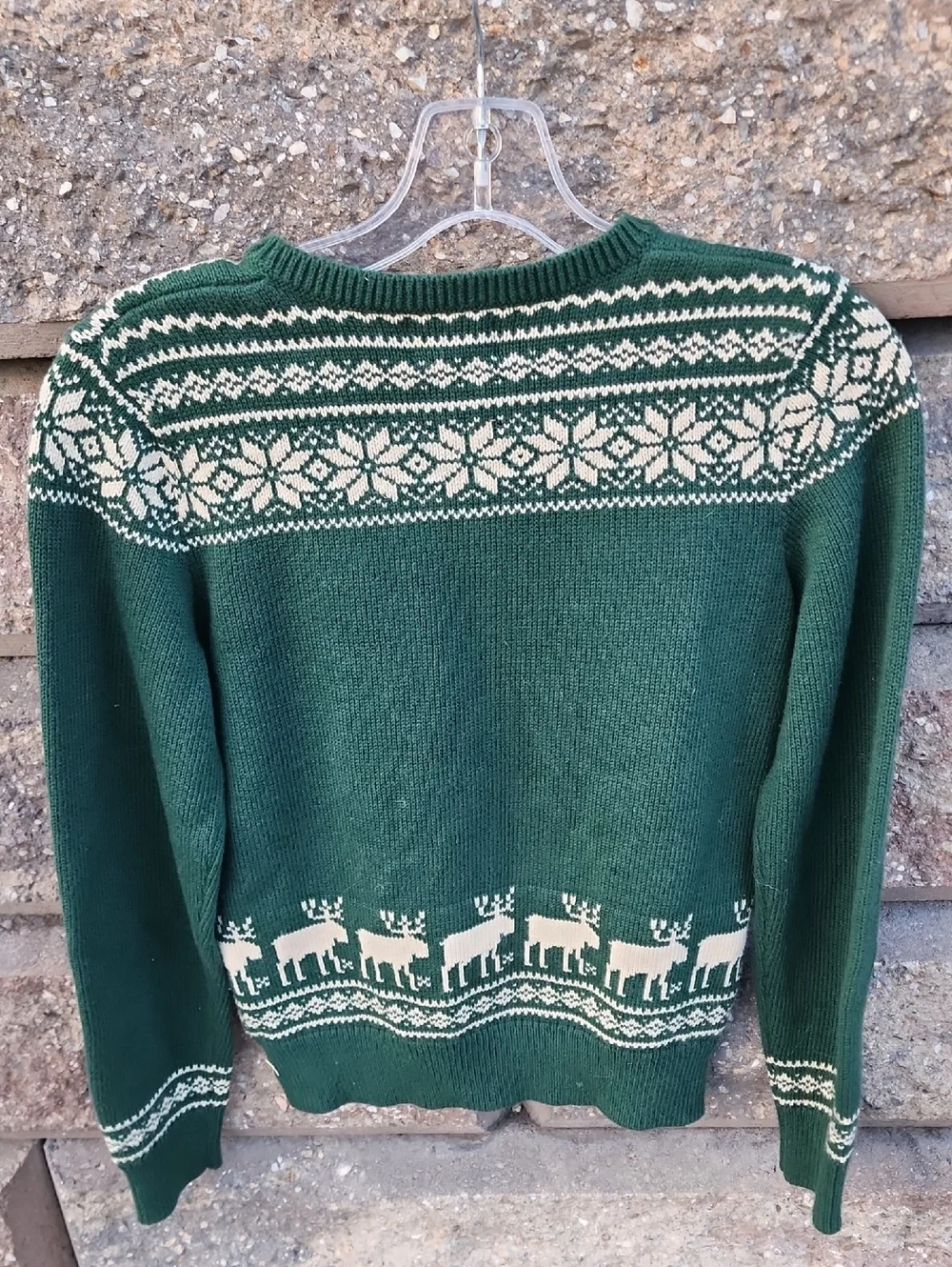 Polo Ralph Lauren Fair Isle Reindeer Cotton-Blend Cardigan